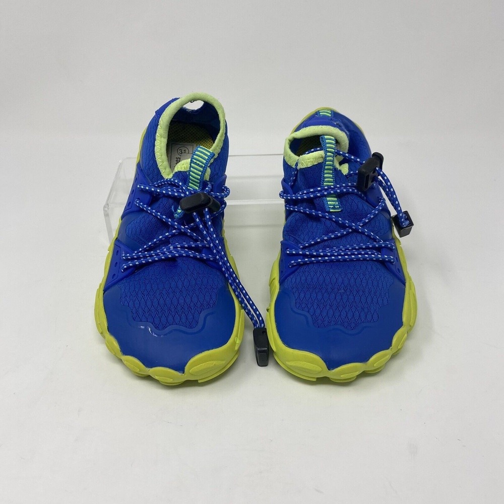 Functional Toddler Kid Water Shoes Size 31 Blue Yellow Swimming Beach